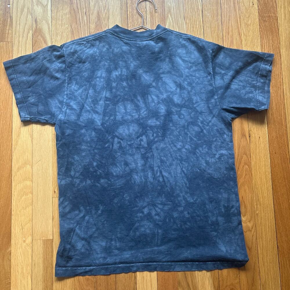 The Mountian Tiger T Shirt Black Tie Dye Wildlife Graphic Medium VTG 90's Y2K - Picture 3 of 3